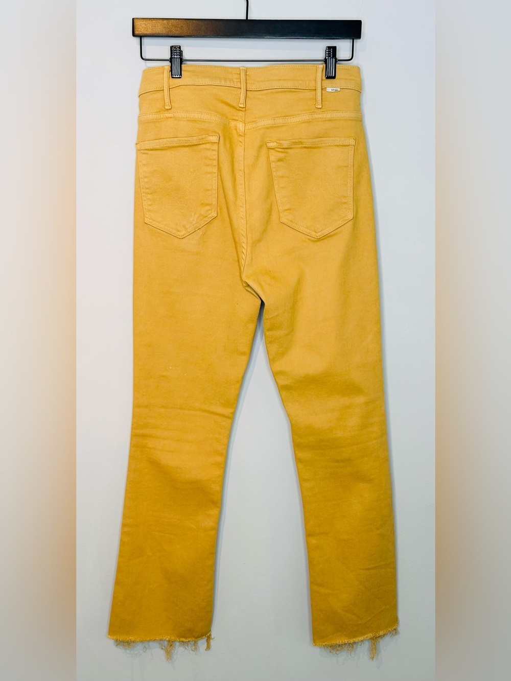 MOTHER The Hustler Ankle Fray Tinsel Denim Jeans - Picture 5 of 16